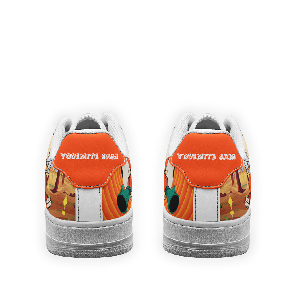 Yosemite Sam Looney Tunes Custom Air Sneakers
