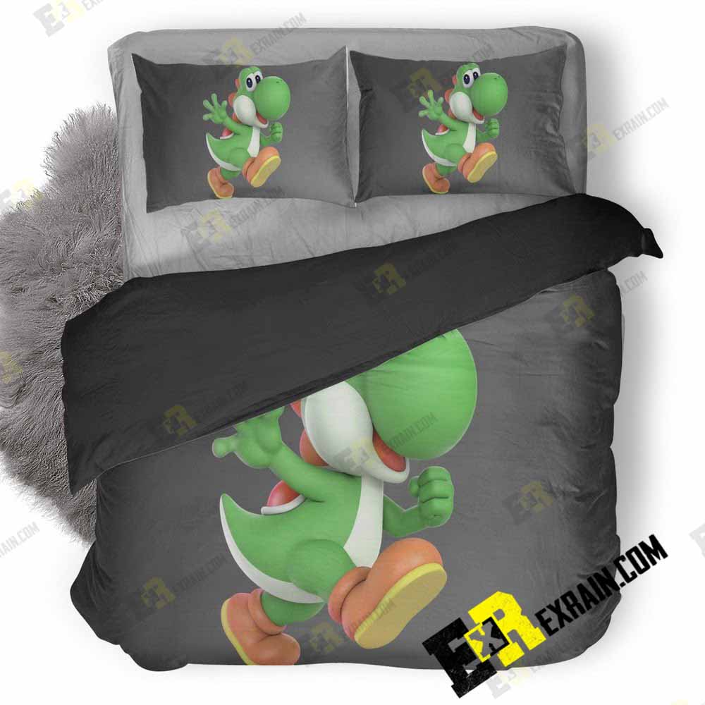 Yoshi Super Smash Bros Ultimate Ac 3D Customized Duvet Cover Bedding Set