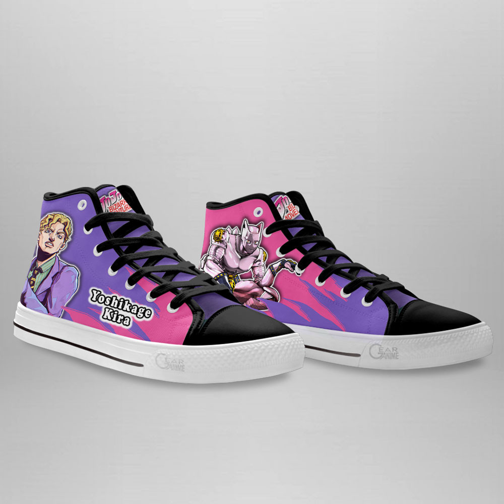 Yoshikage Kira High Top Shoes JoJo’s Bizarre Adventure Anime Sneakers