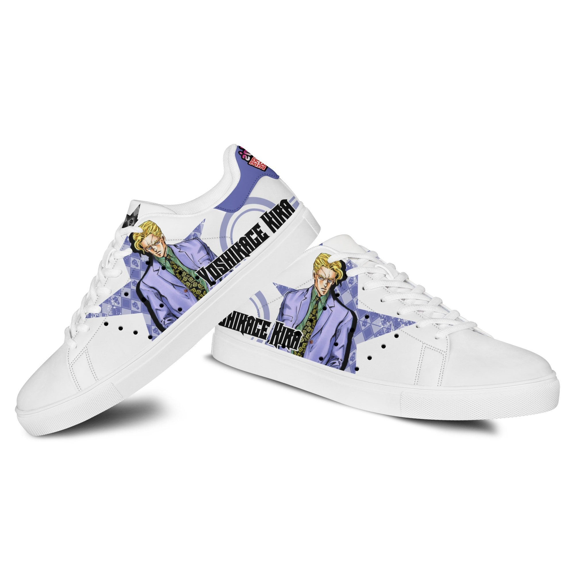 Yoshikage Kira Skate Sneakers Custom Anime Jojo’s Bizarre Adventure Shoes