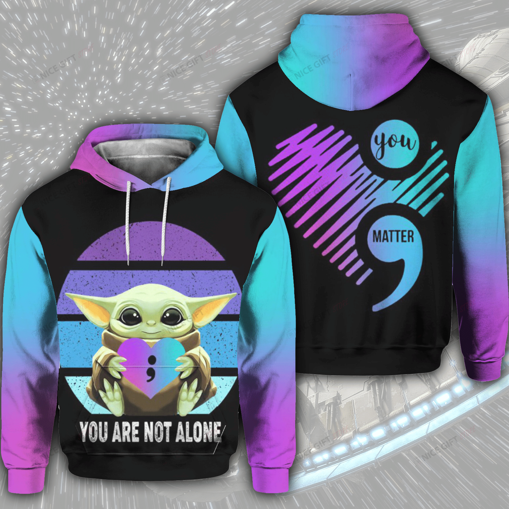 You Are Not Alone 3D Hoodie Gift For Fans