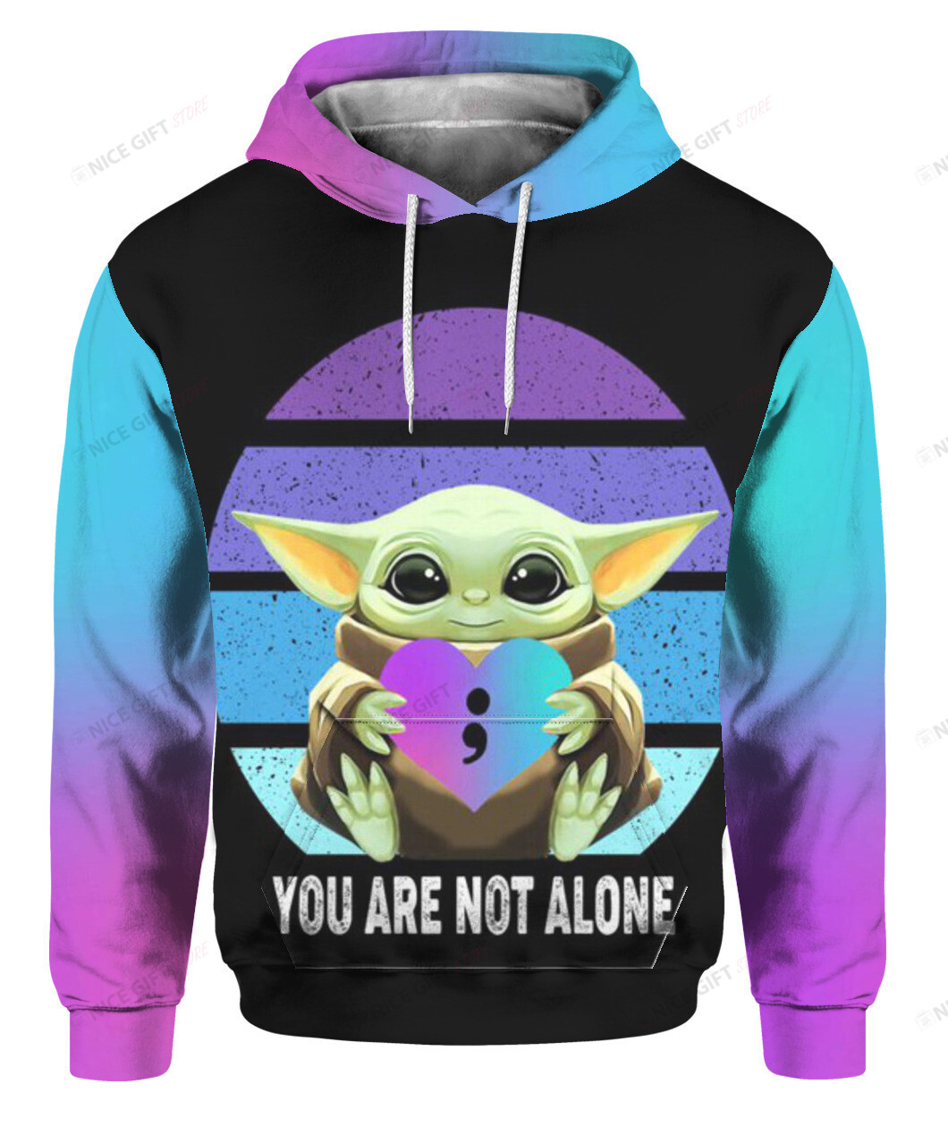 You Are Not Alone 3D Hoodie Gift For Fans