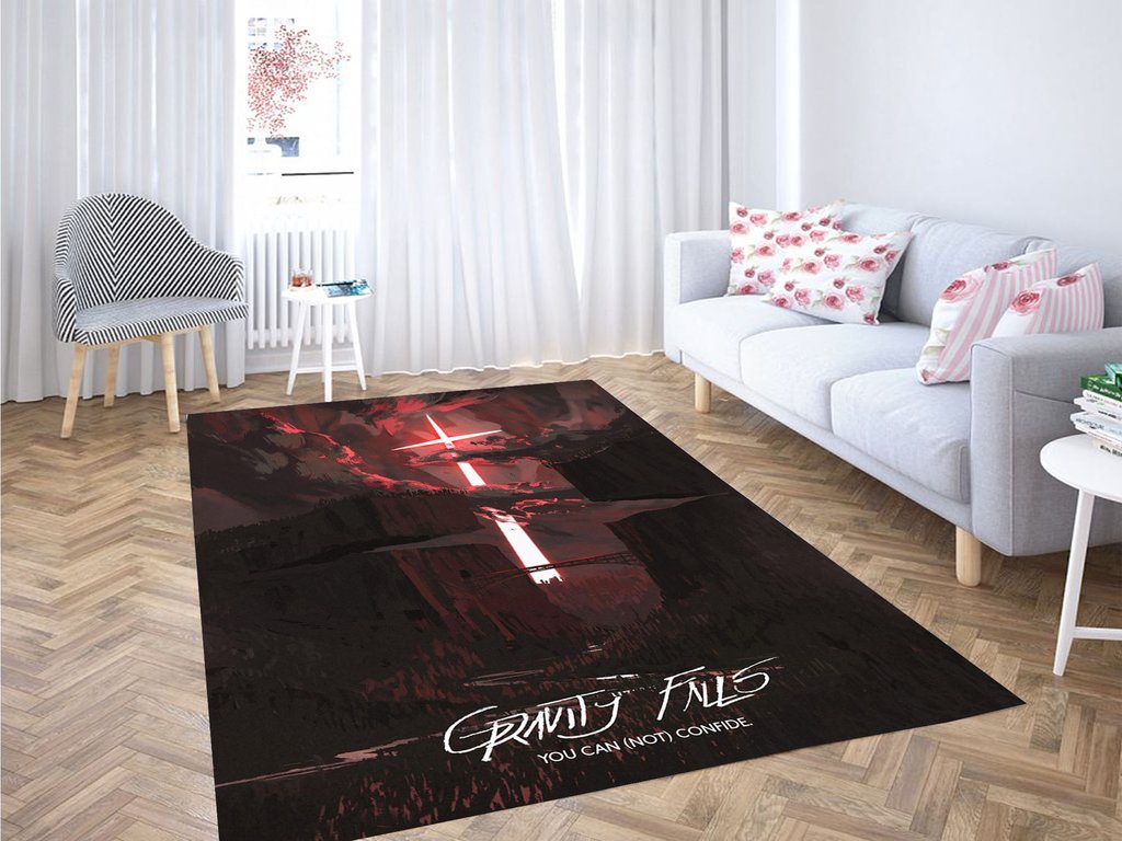 You Can Not Confide Gravity Falls Living Room Modern Carpet Rectangle Rug