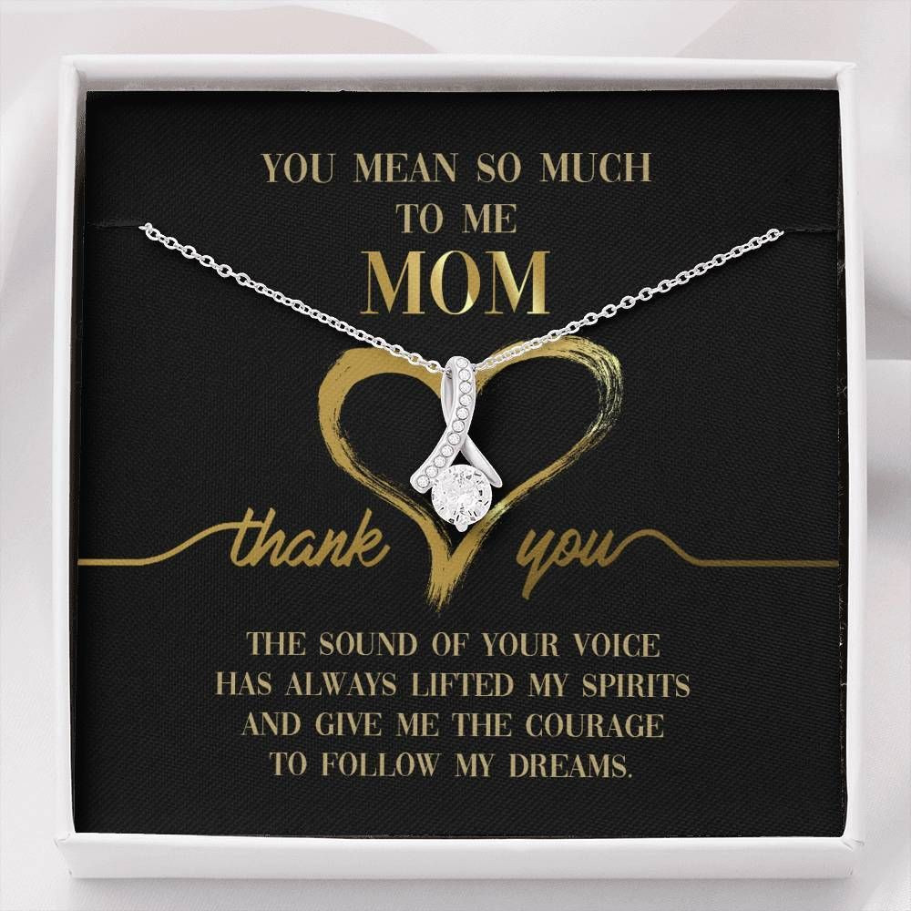 You Mean So Much To Me Alluring Beauty Necklace Gift For Mom