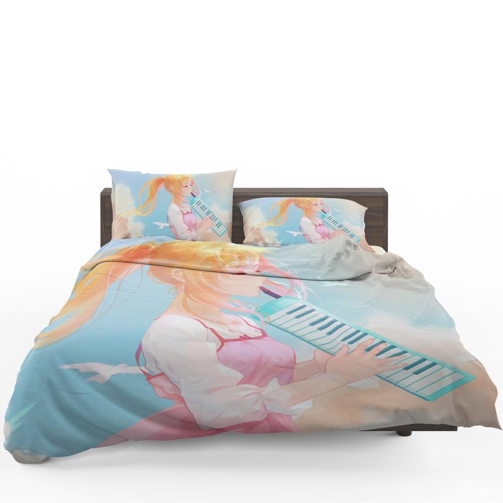 Your Lie In April Kaori Miyazono Duvet Cover Bedding Set