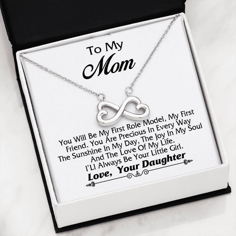You’re Precious In Every Way The Sunshine In My Day Infinity Heart Necklace Gift For Mom