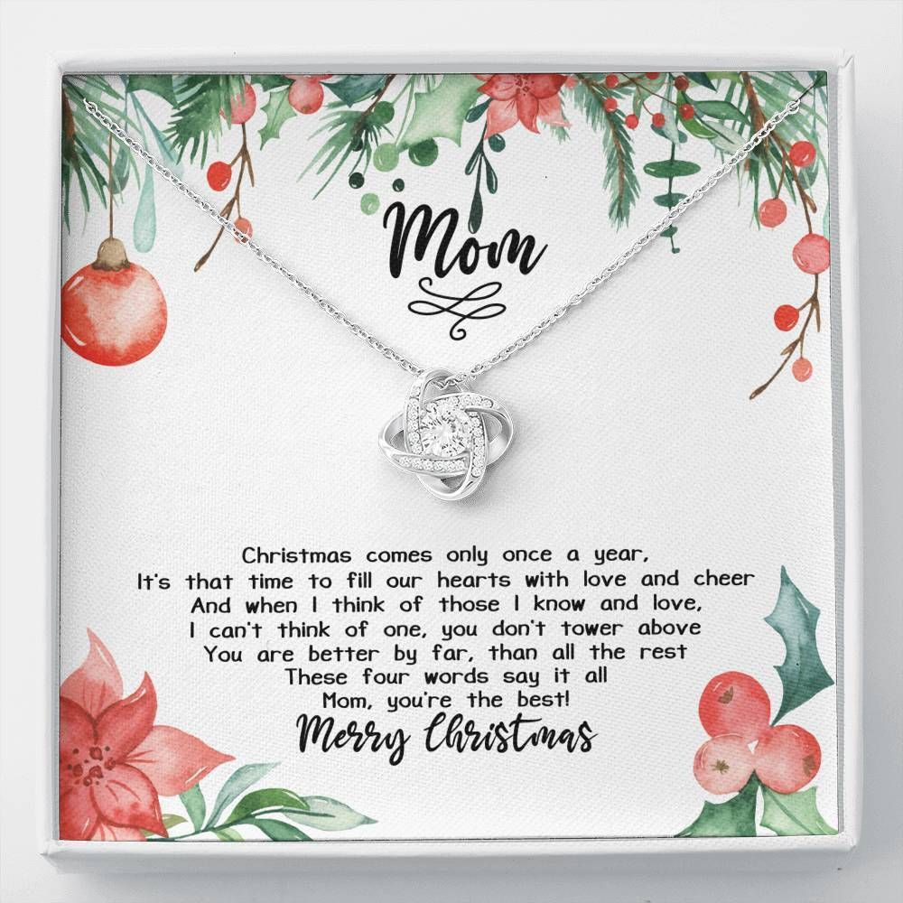 You’re The Best Love Knot Necklace For Mom