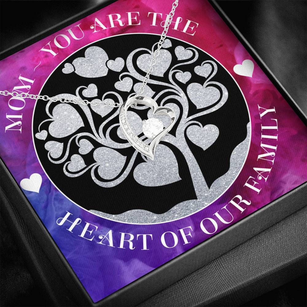 You’re The Heart Of Our Family Forever Love Necklace For Mom