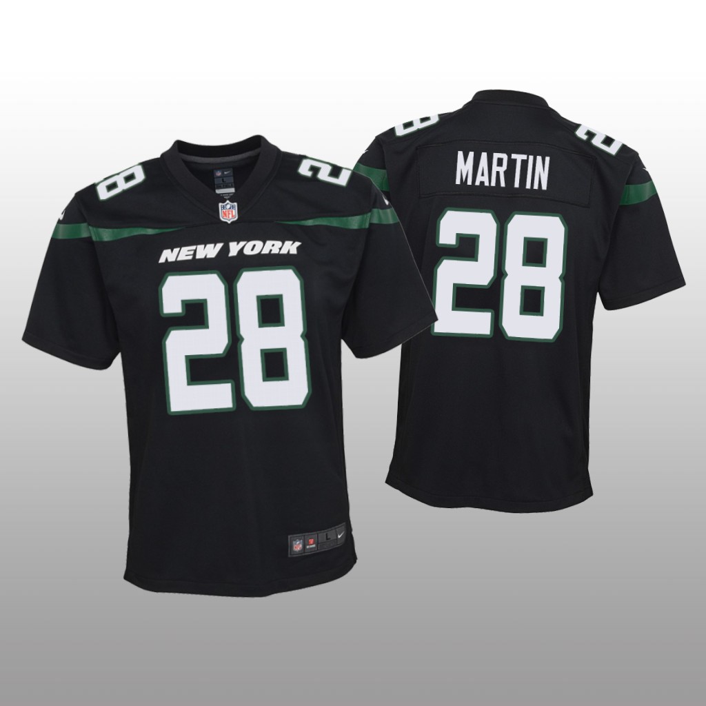 Youth 2019 Curtis Martin #28 New York Jets Black Game Jersey