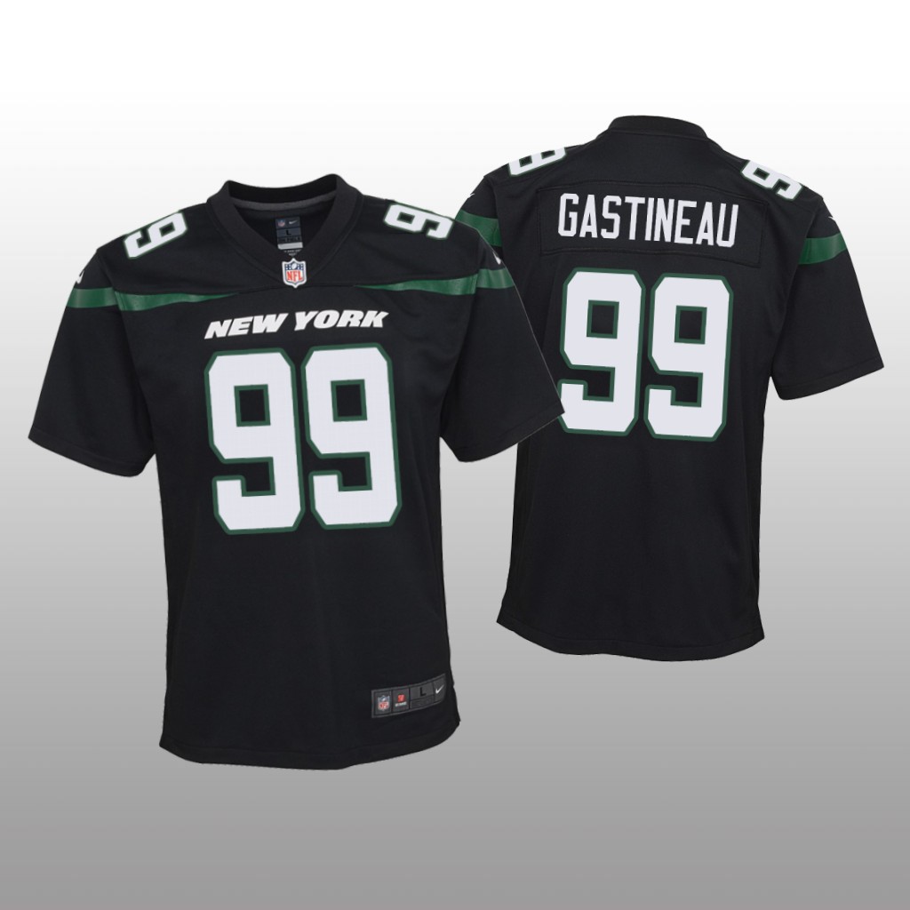 Youth 2019 Mark Gastineau #99 New York Jets Black Game Jersey