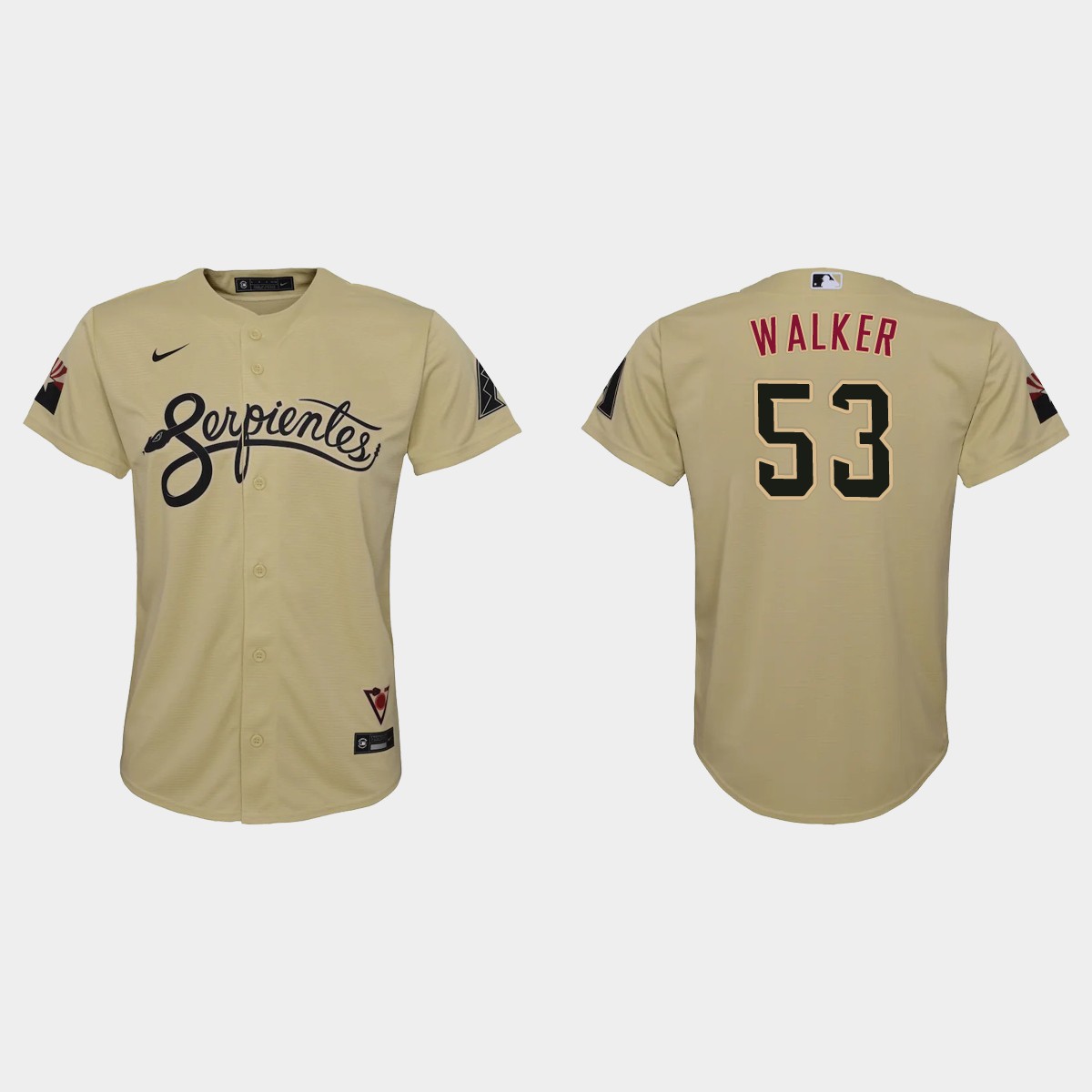 Youth Arizona Diamondbacks Christian Walker Gold 2021 City Connect Jersey