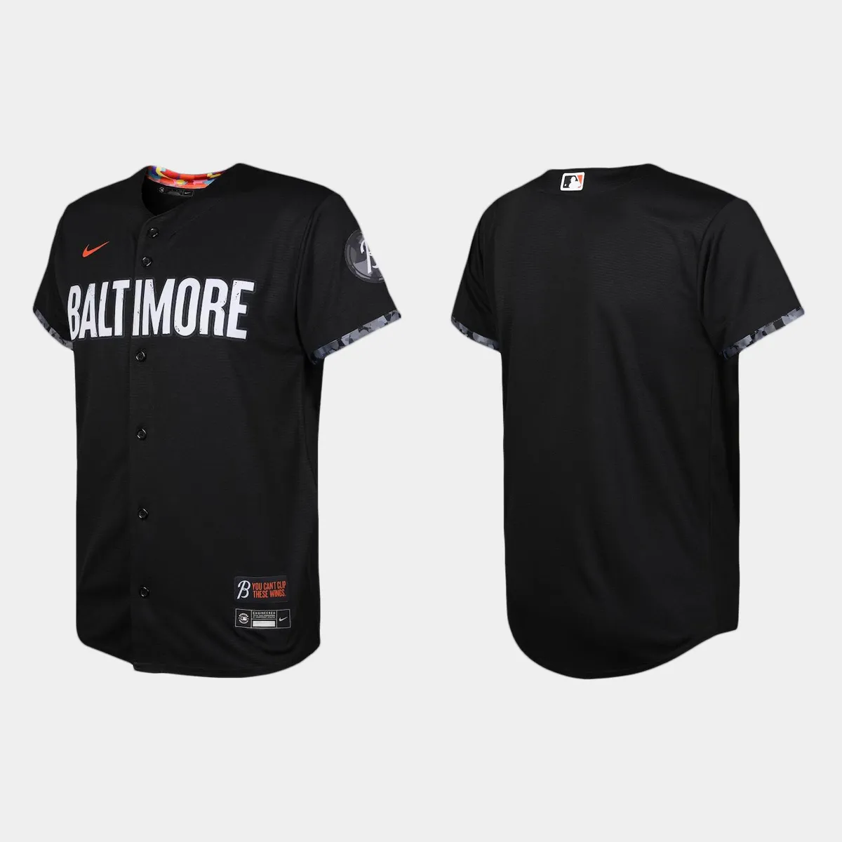 Youth Baltimore Orioles Black 2023 City Connect Jersey