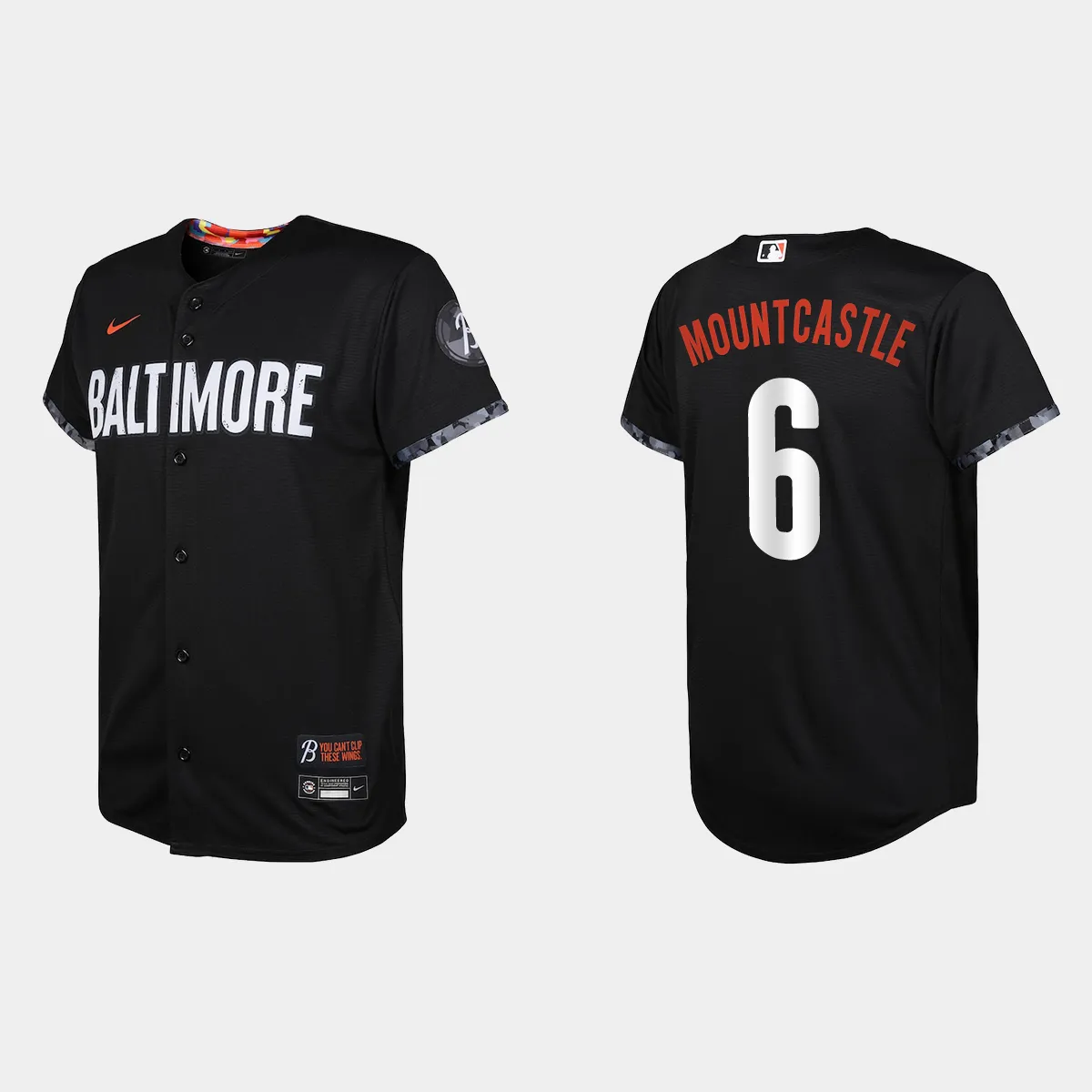 Youth Baltimore Orioles Ryan Mountcastle Black 2023 City Connect Jersey