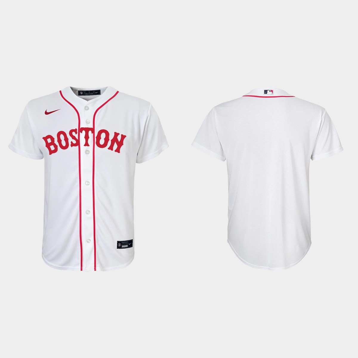 Youth Boston Red Sox # White 2021 Patriots' Day Jersey
