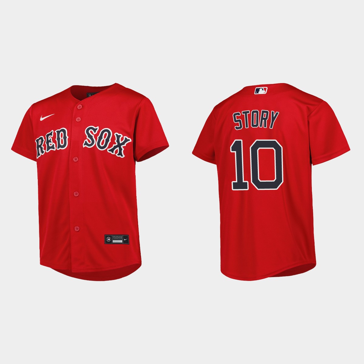 Youth Boston Red Sox Trevor Story Red Alternate Jersey