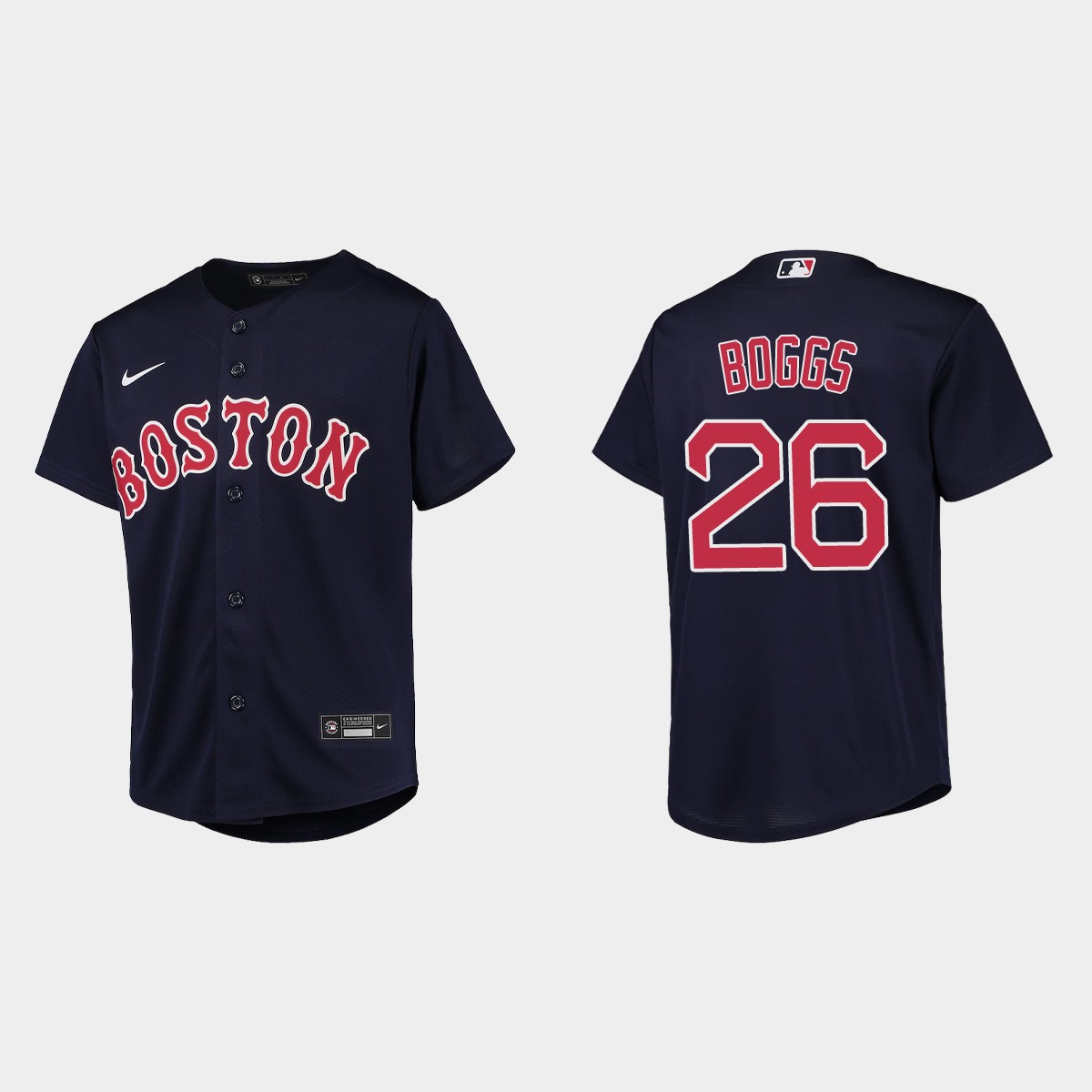 Youth Boston Red Sox Wade Boggs Navy Jersey