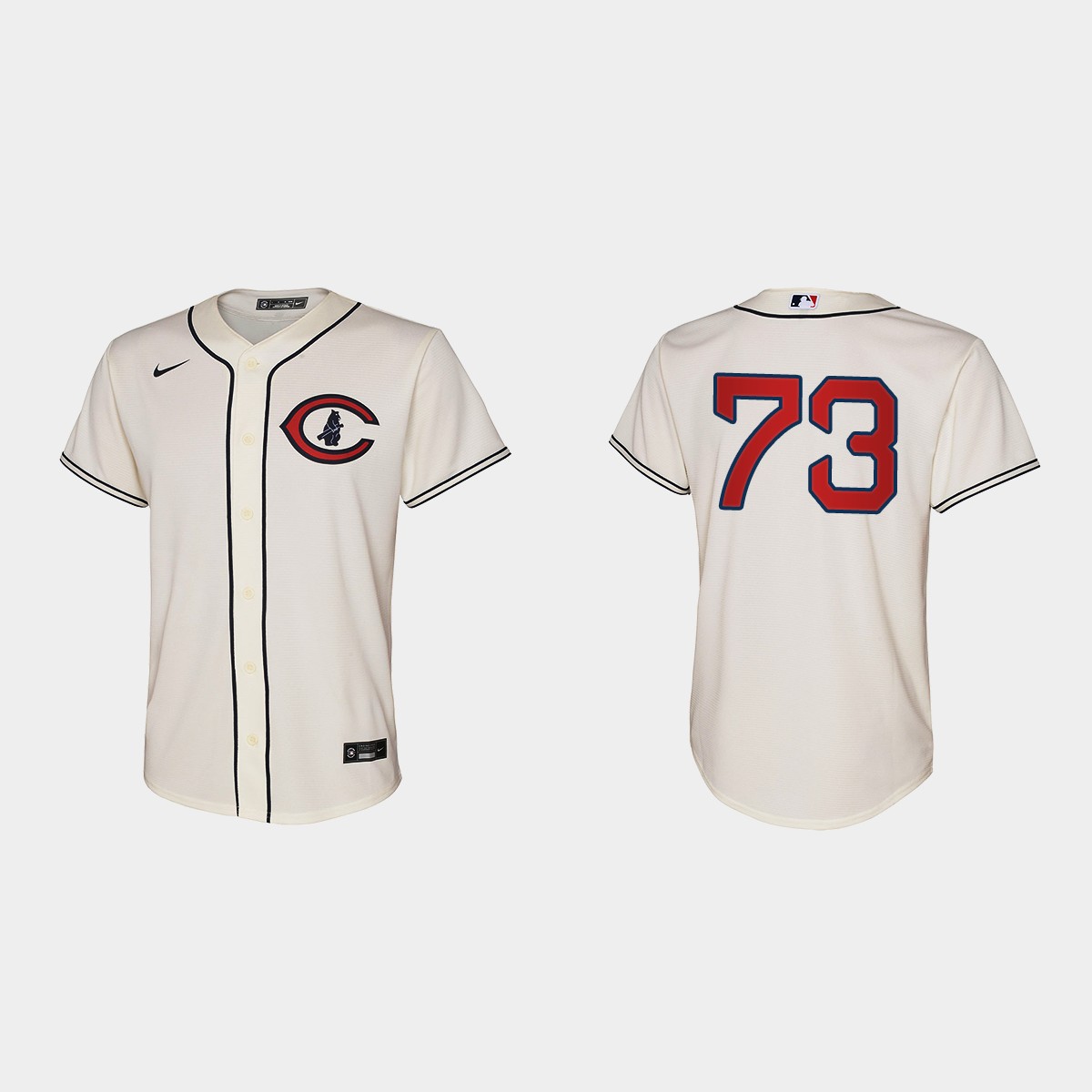 Youth Chicago Cubs Adbert Alzolay Cream 2022 Field of Dreams Jersey