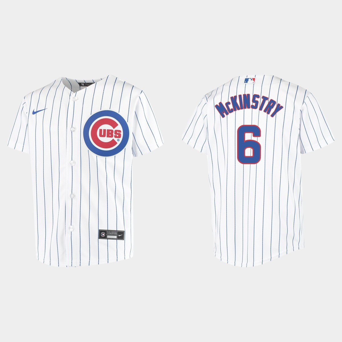 Youth Chicago Cubs Zach McKinstry White Home Jersey