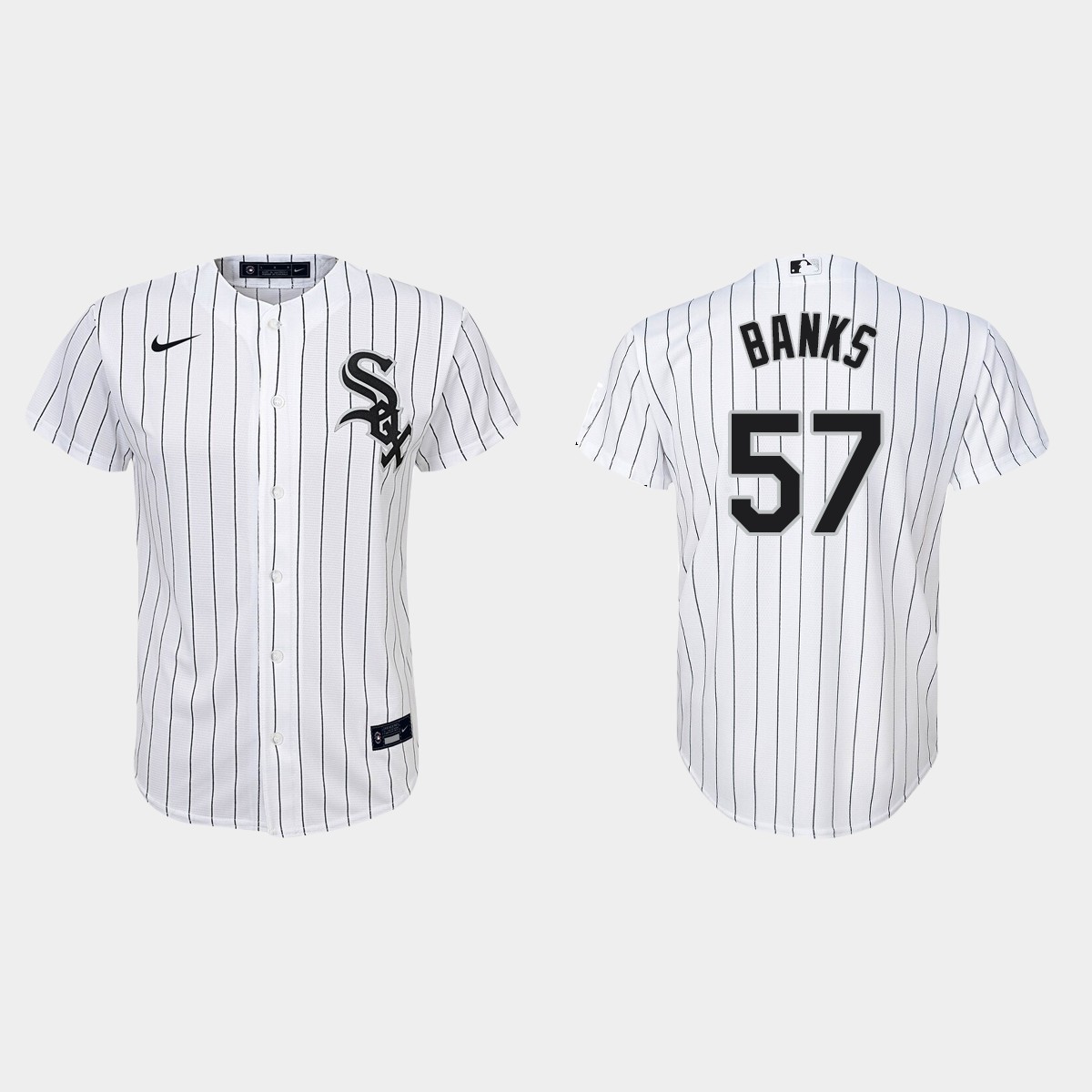 Youth Chicago White Sox Tanner Banks White Home Jersey