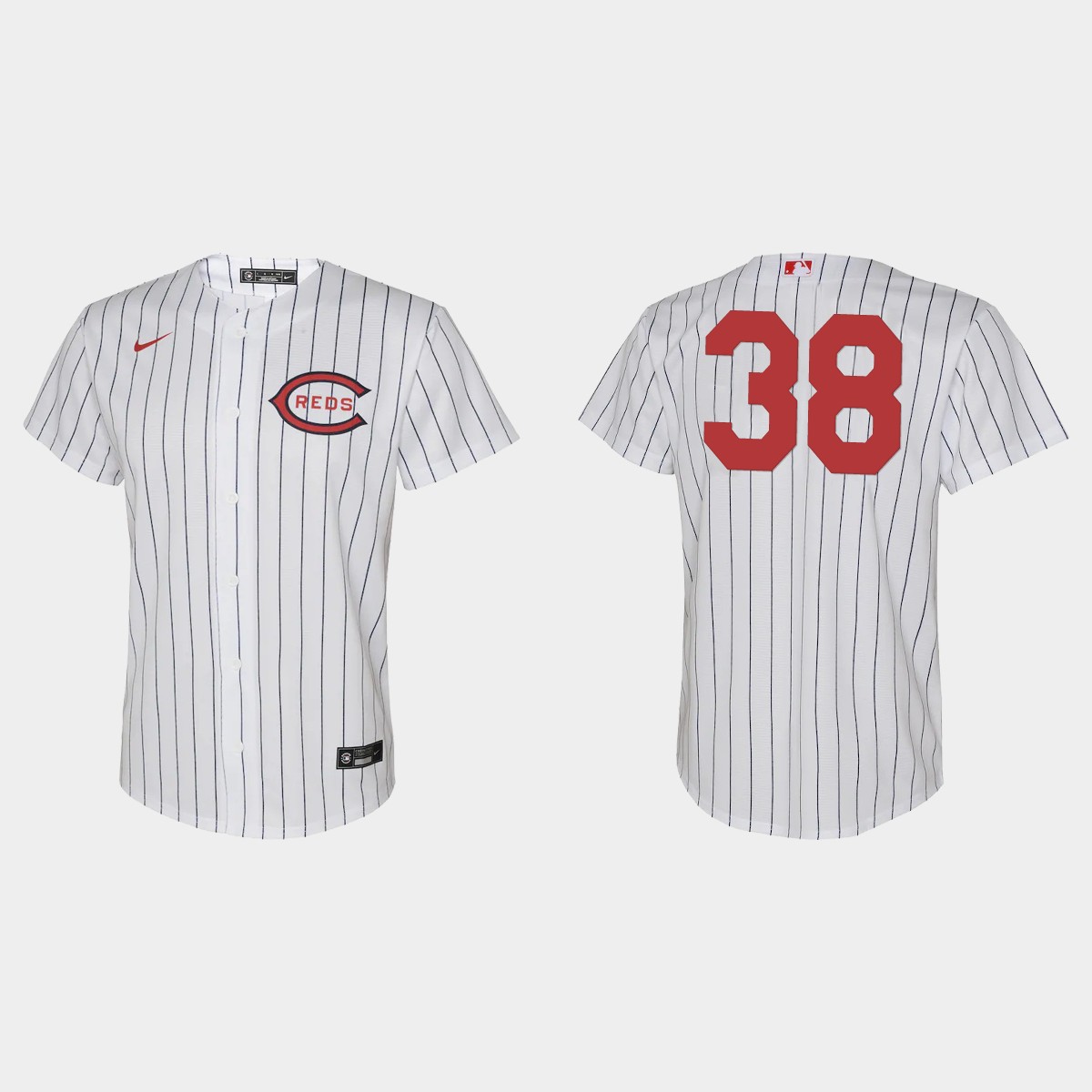 Youth Cincinnati Reds Justin Dunn White 2022 Field of Dreams Jersey
