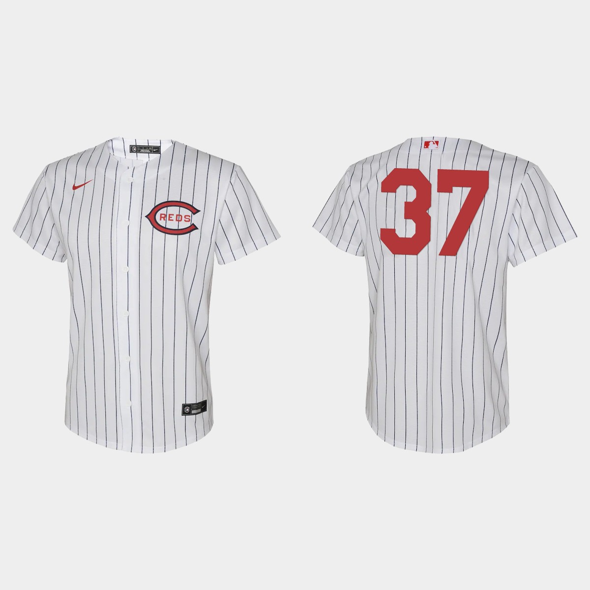 Youth Cincinnati Reds Tyler Stephenson White 2022 Field of Dreams Jersey