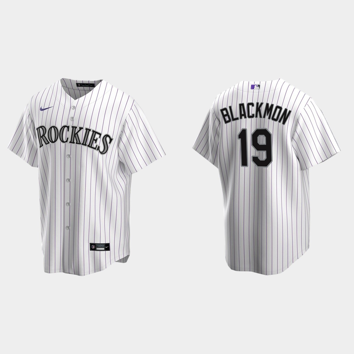 Youth Colorado Rockies #19 Charlie Blackmon White Home Jersey