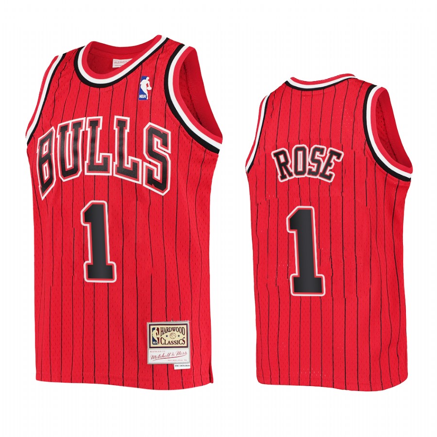 Youth Derrick Rose Chicago Bulls Red Reload Jersey Throwback