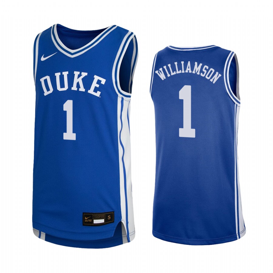 Youth Duke Blue Devils Zion Williamson Royal College Jersey