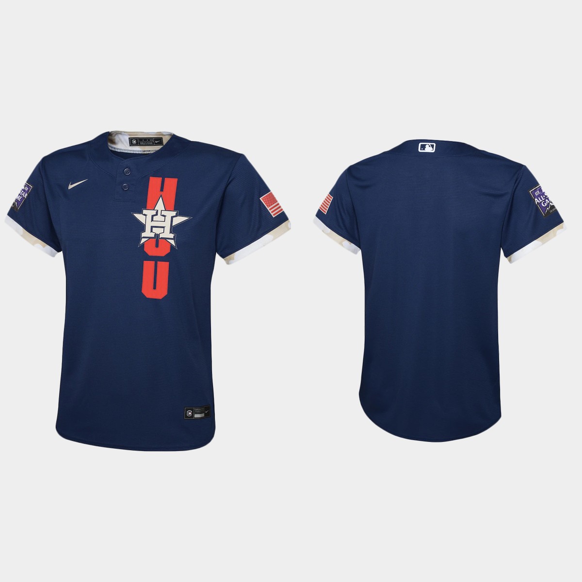 Youth Houston Astros Navy 2021 MLB All-Star Game Jersey