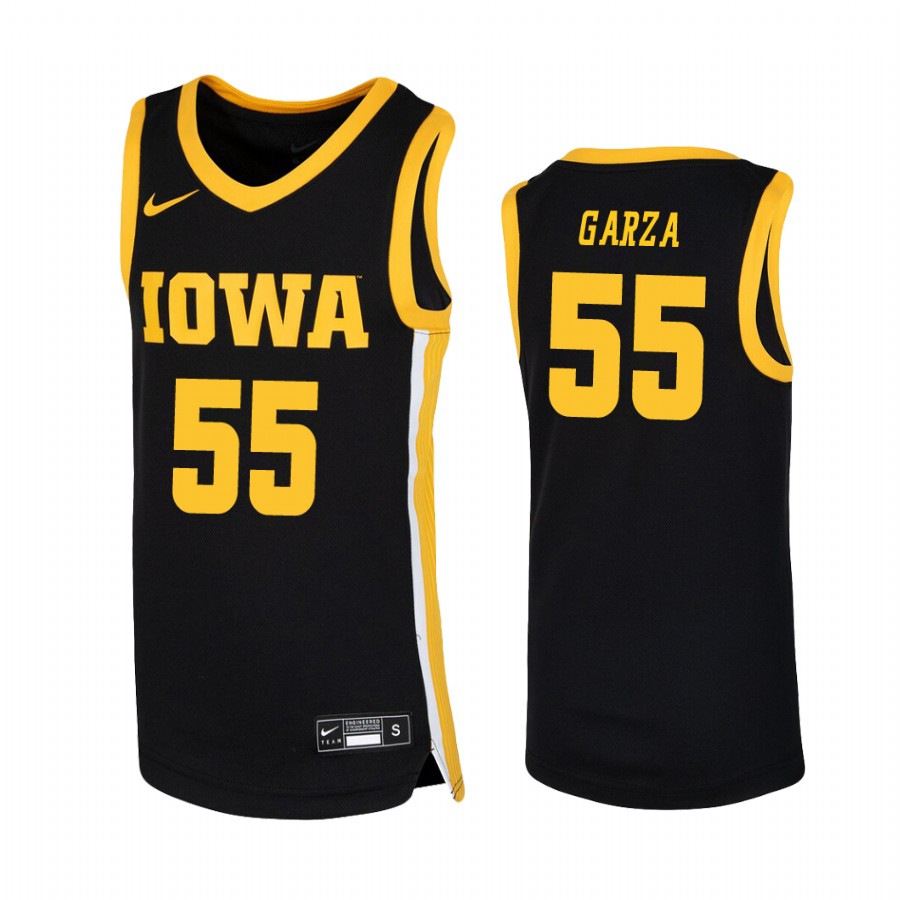 Youth Iowa Hawkeyes Luka Garza Black College Jersey