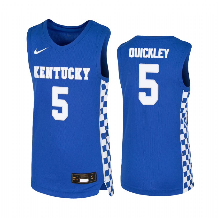 Youth Kentucky Wildcats Immanuel Quickley Royal College Jersey