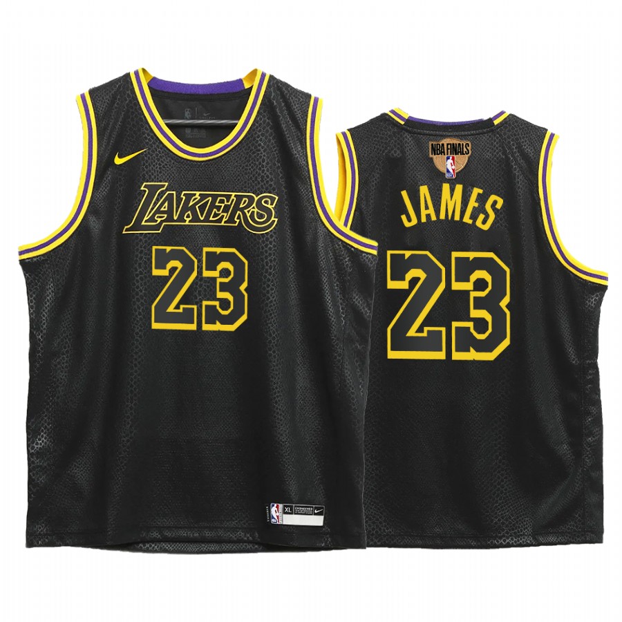 Youth LeBron James Los Angeles Lakers Black 2020 Western Conference Champions Mamba Inspired Jersey
