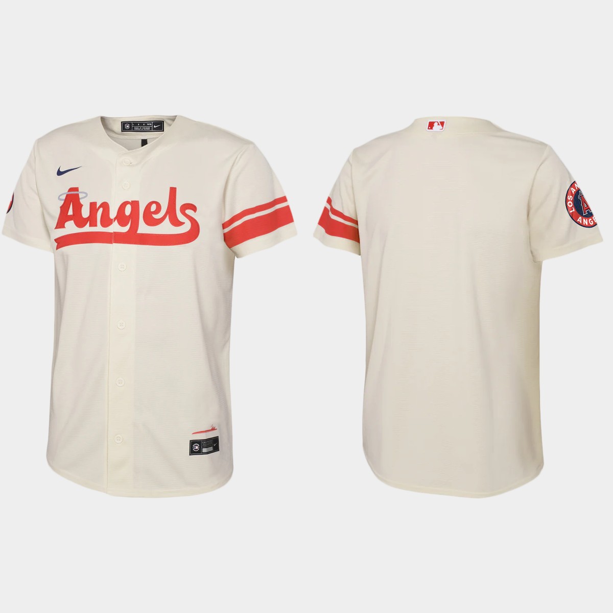 Youth Los Angeles Angels Cream 2022 City Connect Team Jersey