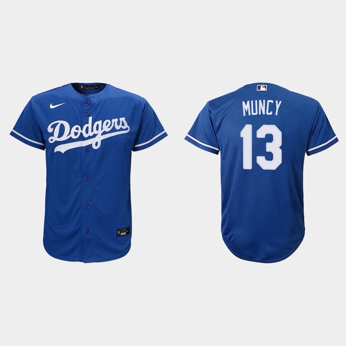 Youth Los Angeles Dodgers #13 Max Muncy Royal Alternate Jersey