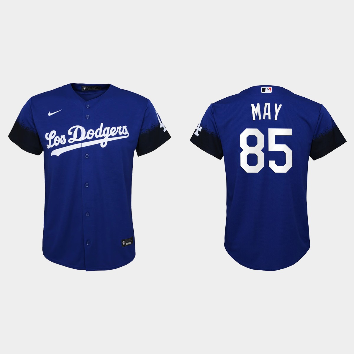 Youth Los Angeles Dodgers Dustin May Royal 2021 City Connect Jersey