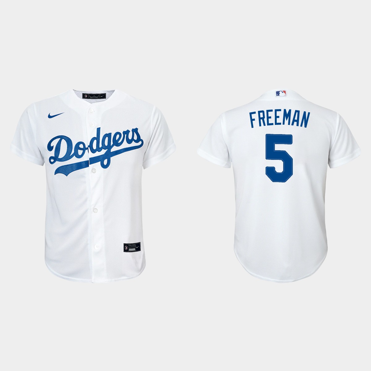Youth Los Angeles Dodgers Freddie Freeman White Home Jersey