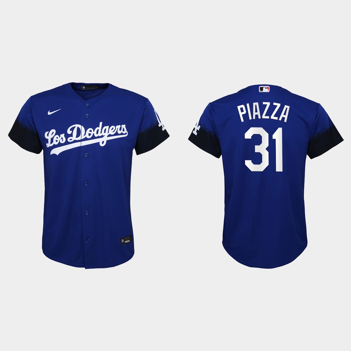 Youth Los Angeles Dodgers Mike Piazza Royal 2021 City Connect Jersey
