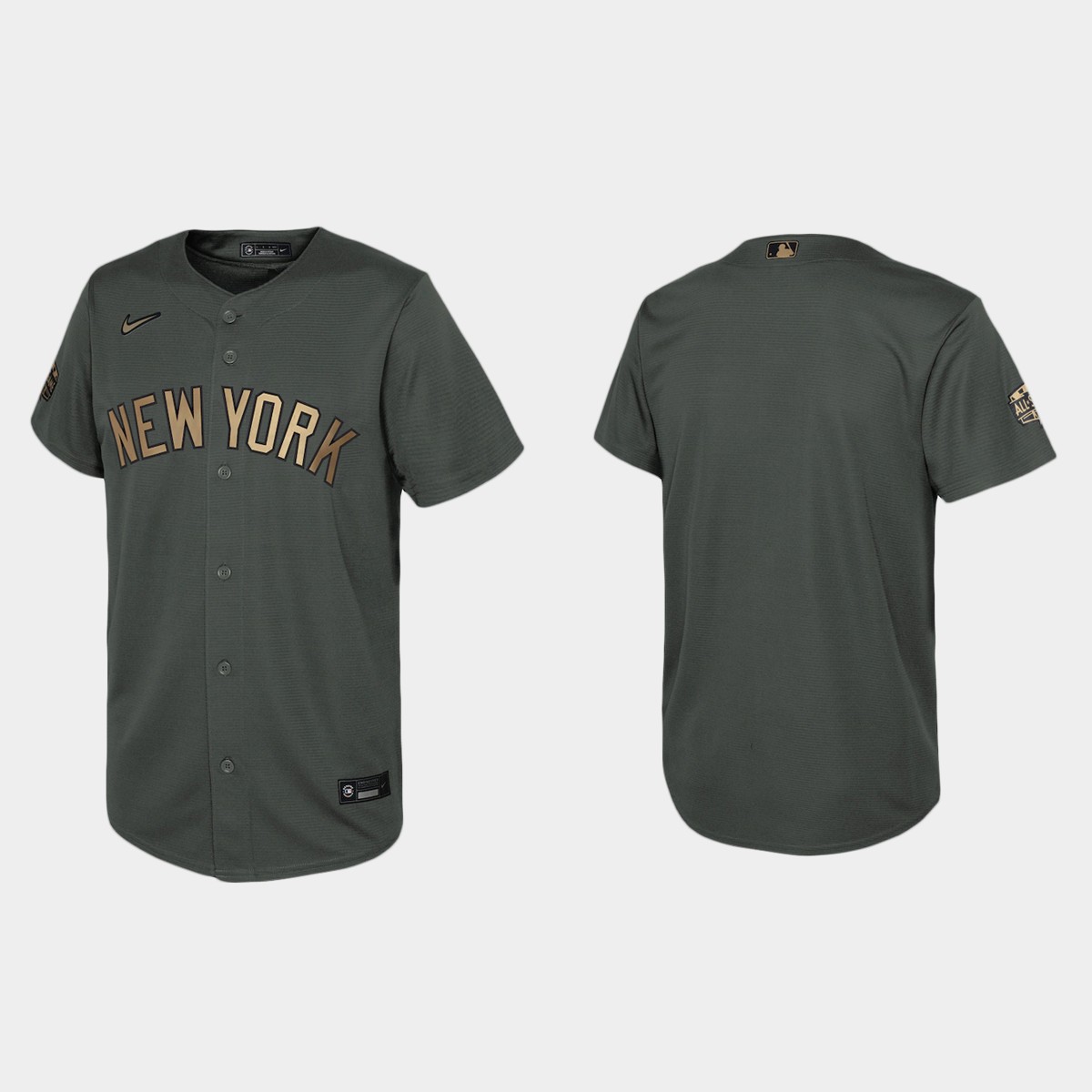 Youth New York Yankees Charcoal 2022 MLB All-Star Game Jersey