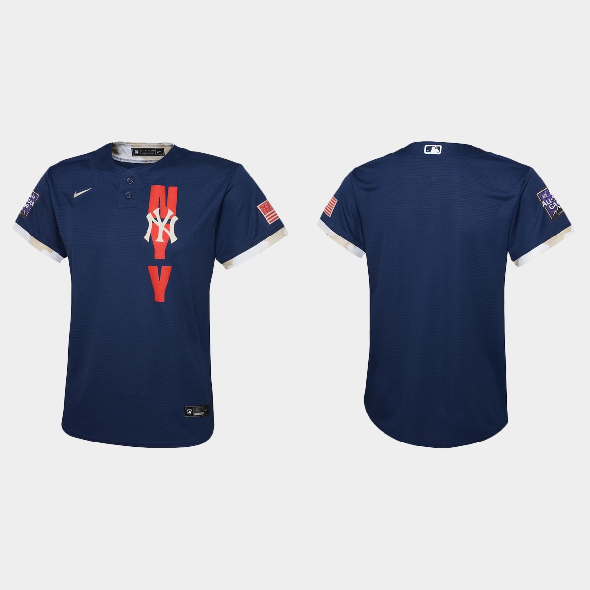 Youth New York Yankees Navy 2021 MLB All-Star Game Jersey