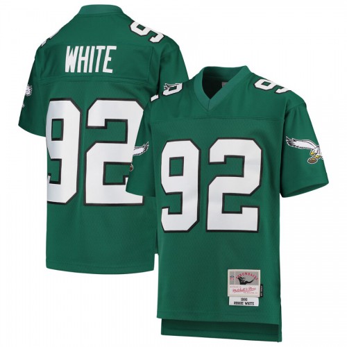 Youth Philadelphia Philadelphia Eagles #92 Reggie White Mitchell & Ness Green 1990 Legacy Retired Player Jersey Youth
