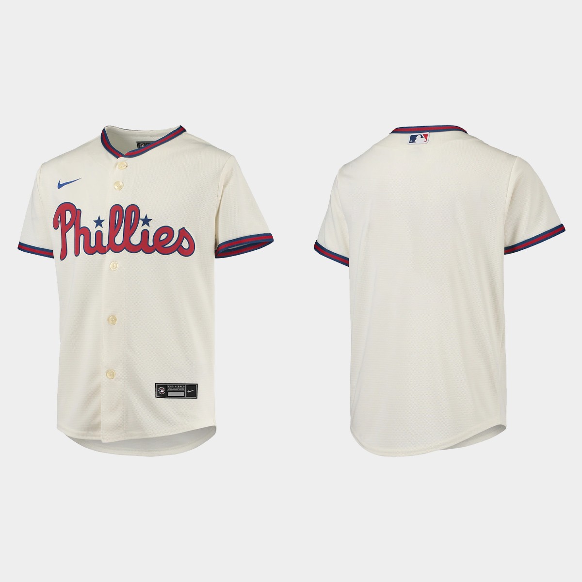 Youth Philadelphia Phillies Cream Jersey