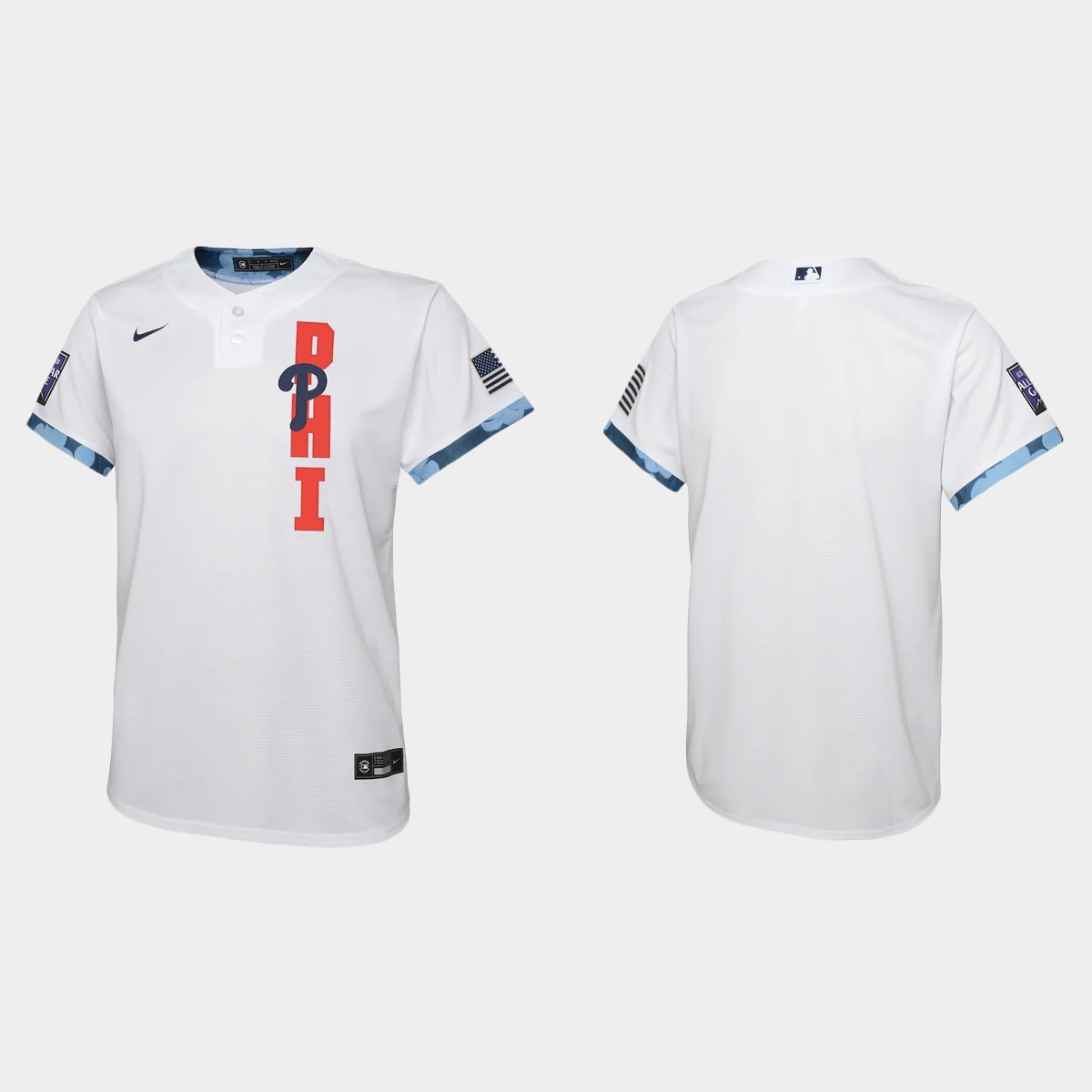 Youth Philadelphia Phillies White 2021 MLB All-Star Game Jersey