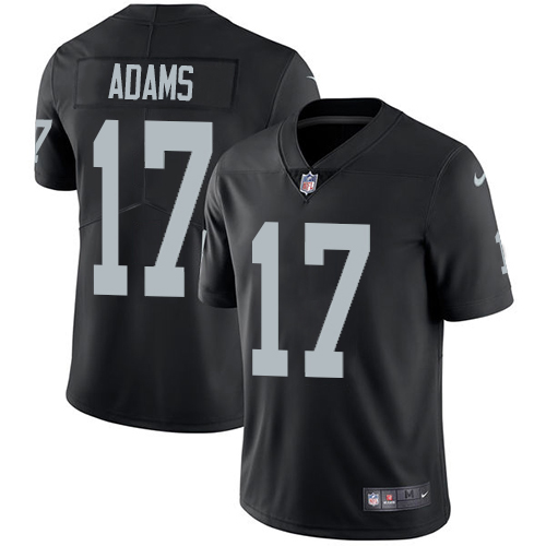 Youth Raiders #17 Davante Adams Black Team Color Stitched NFL Vapor Untouchable Jersey