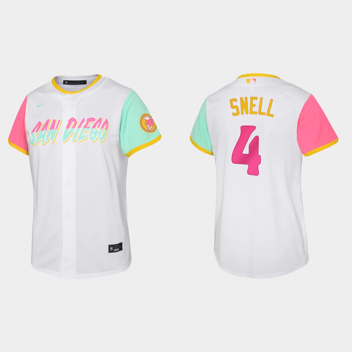 Youth San Diego Padres Blake Snell White 2022 City Connect Jersey