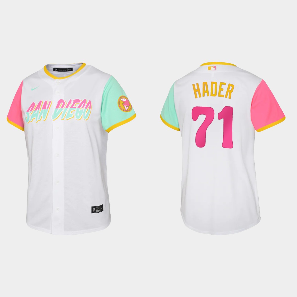Youth San Diego Padres Josh Hader White 2022 City Connect Jersey