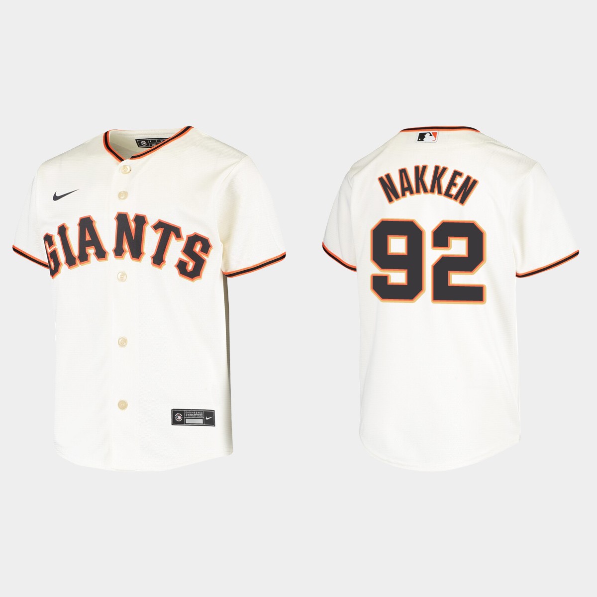 Youth San Francisco Giants Alyssa Nakken Cream Home Jersey