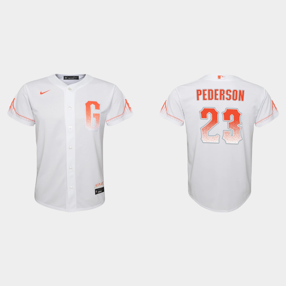 Youth San Francisco Giants Joc Pederson White City Connect Jersey