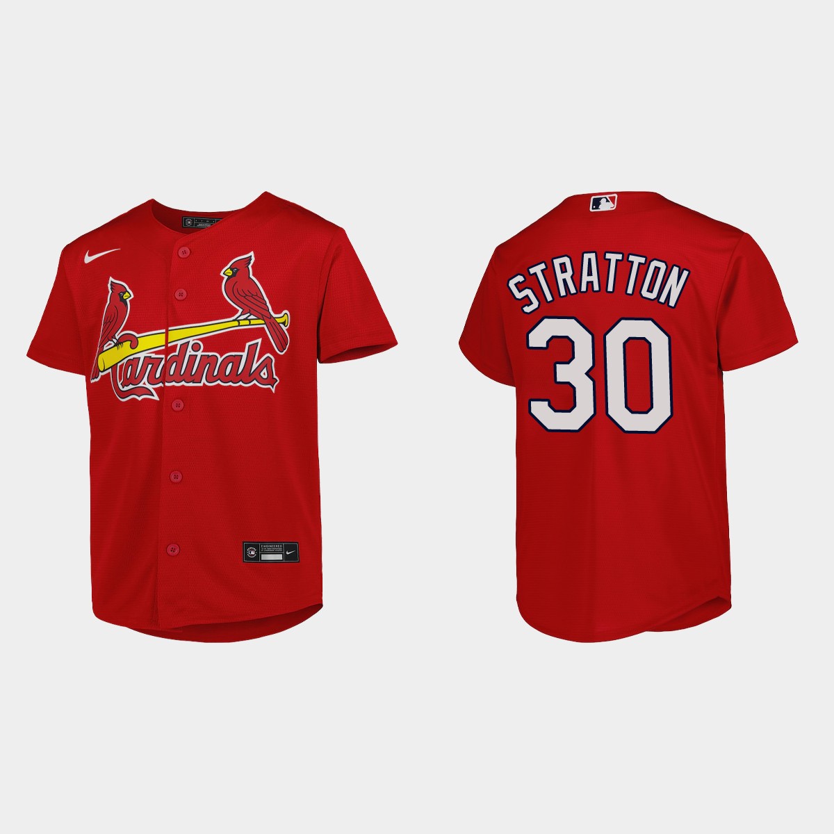 Youth St. Louis Cardinals Chris Stratton Red Jersey
