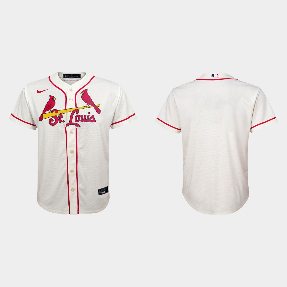 Youth St. Louis Cardinals Cream Jersey