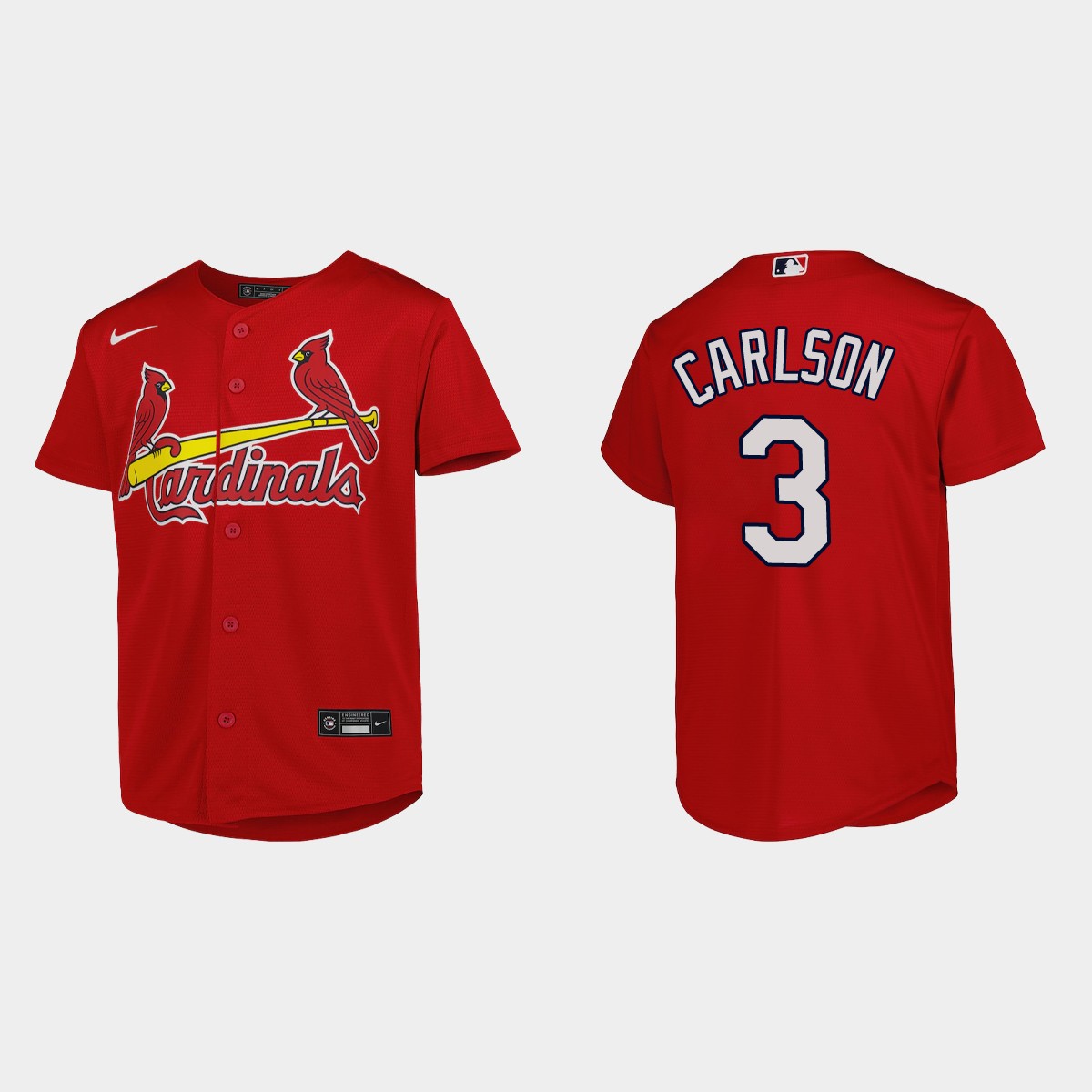 Youth St. Louis Cardinals Dylan Carlson Red Jersey